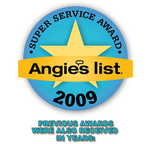 Chicago's Angie's list - award for movers - 2007