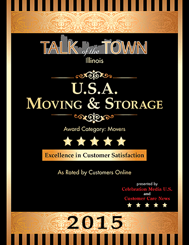 Talk of the Town - Award for Chicago Movers - 2015