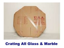 Crating all glass and marble