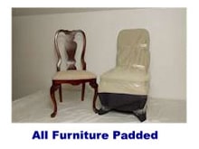 All furniture padded